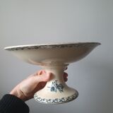 Compote dish Terre de Fer Gien Honeysuckle