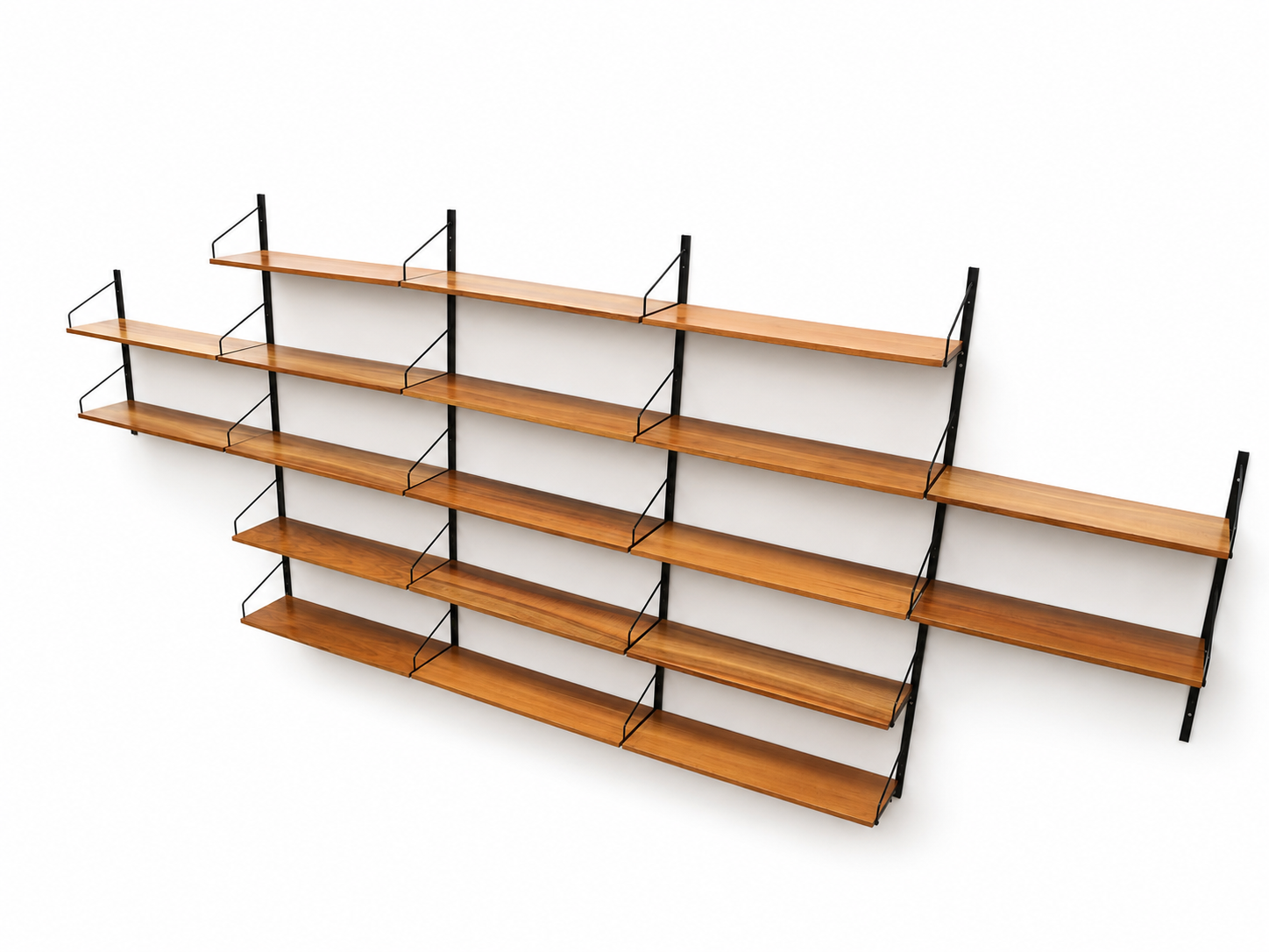Large vintage wall shelf from the 1960s