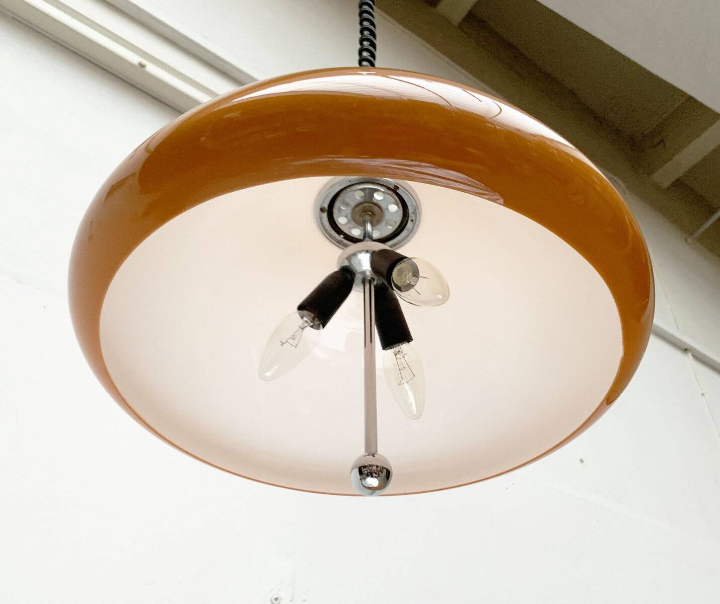 Suspension Cabras Space Age Mid-Century by Luigi Massoni for Guzzini, 1960s