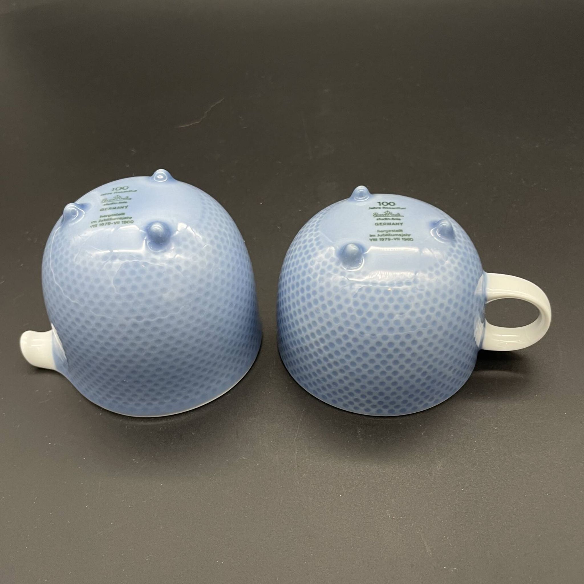 Rosenthal Century – Tapio Wirkkala – Pastel blue cup and milk jug –
