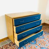 Vintage oak chest of drawers, 1960