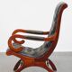 Green Cowhide Leather English Chesterfield Armchair