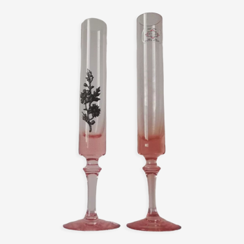 Pair vases soliflore