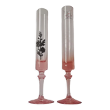 Paire vases soliflore