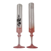 Paire vases soliflore
