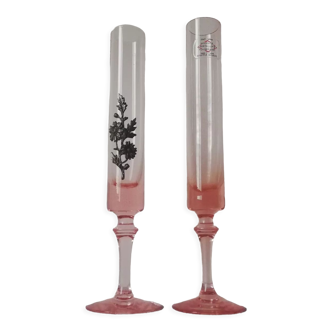 Pair vases soliflore