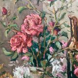 Oil painting on canvas, signed, dimensions: height - 70 cm - width - 60 cm