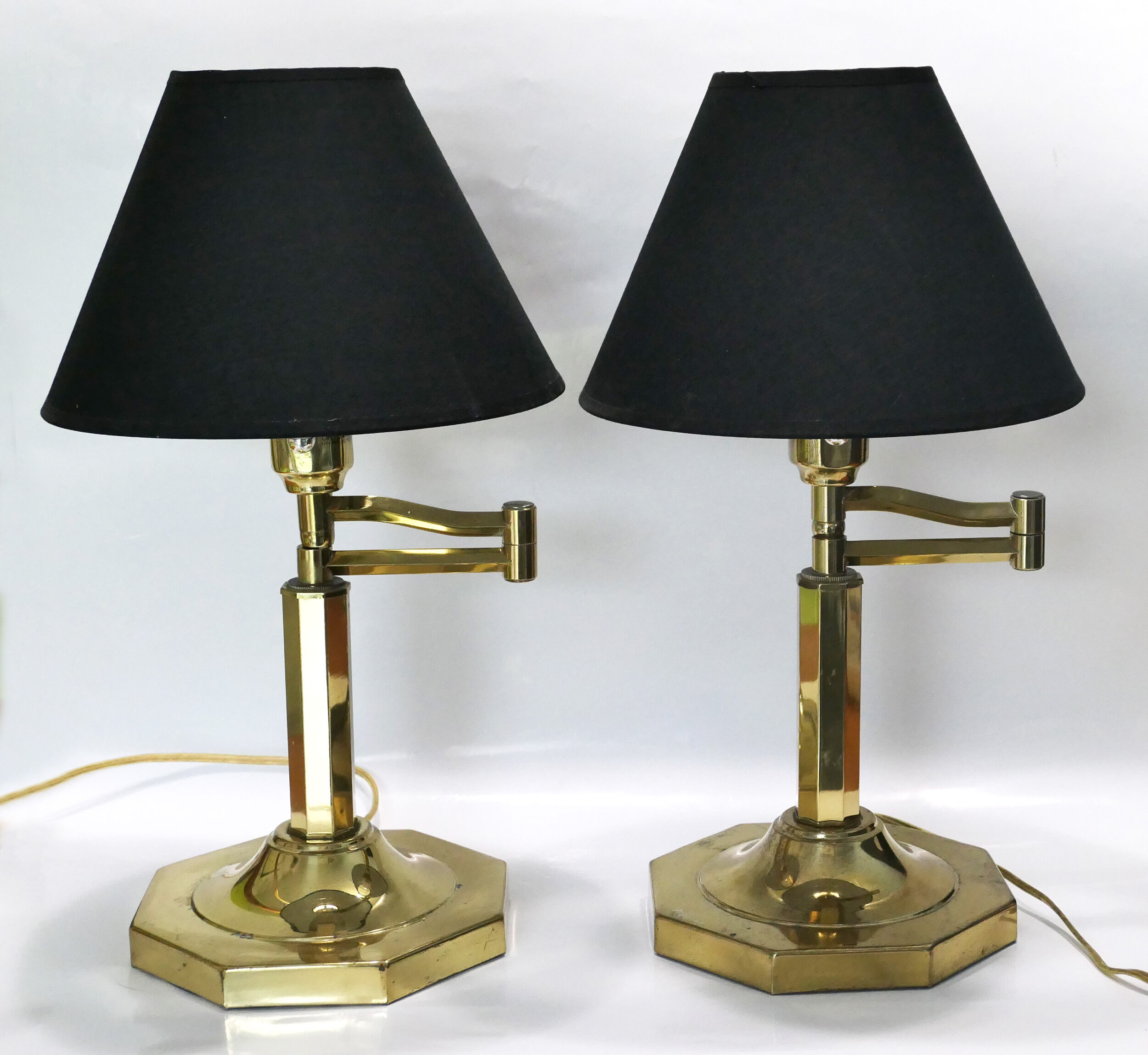 Pair of Hollywood Regency USA 1980's