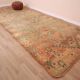 Peach Vintage Moroccan Rug 173 x 383 cm, Berber Wool Rug, Handmade Boho Rug