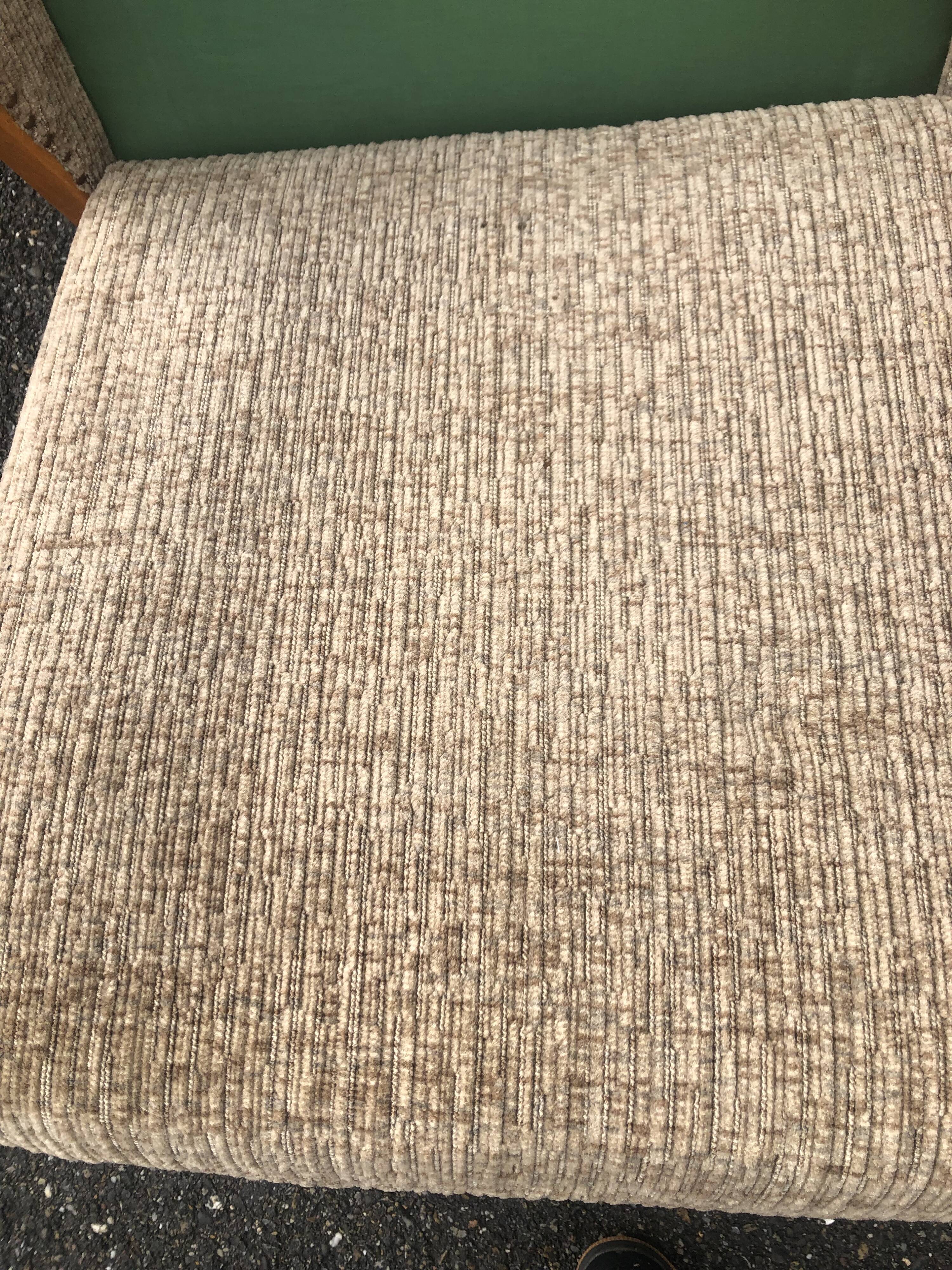 Scandinavian style armchairs blond wood 60s