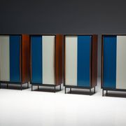Modernist wardrobes by Willy Van Der Meeren for Tubax, Belgium, 1950s