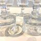 Small 5 piece cut crystal glass villeroy & boch liqueur service