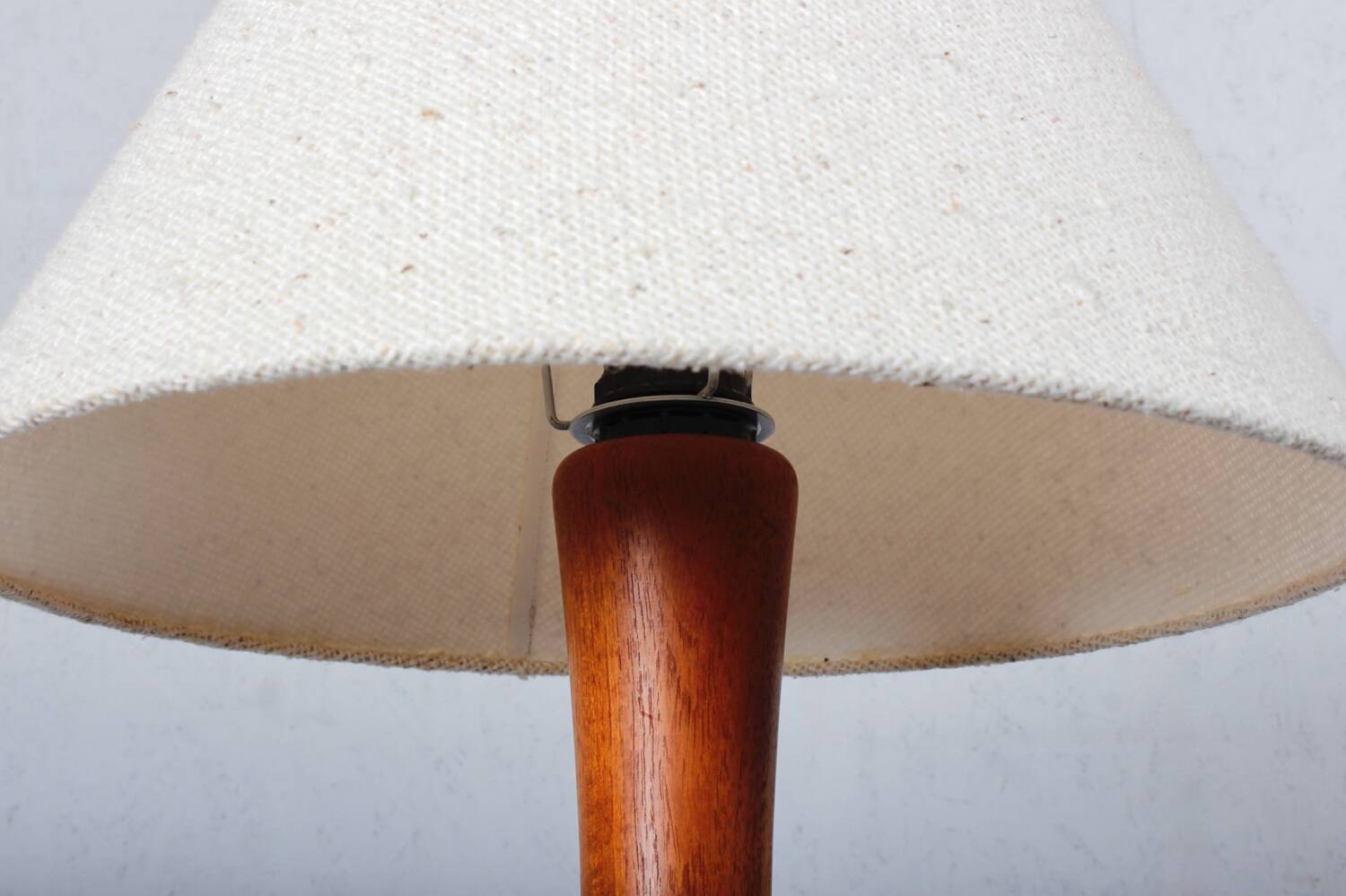 Dänische Tischlampe Tischleuchte Teak Dyrlund danish 60s 70s