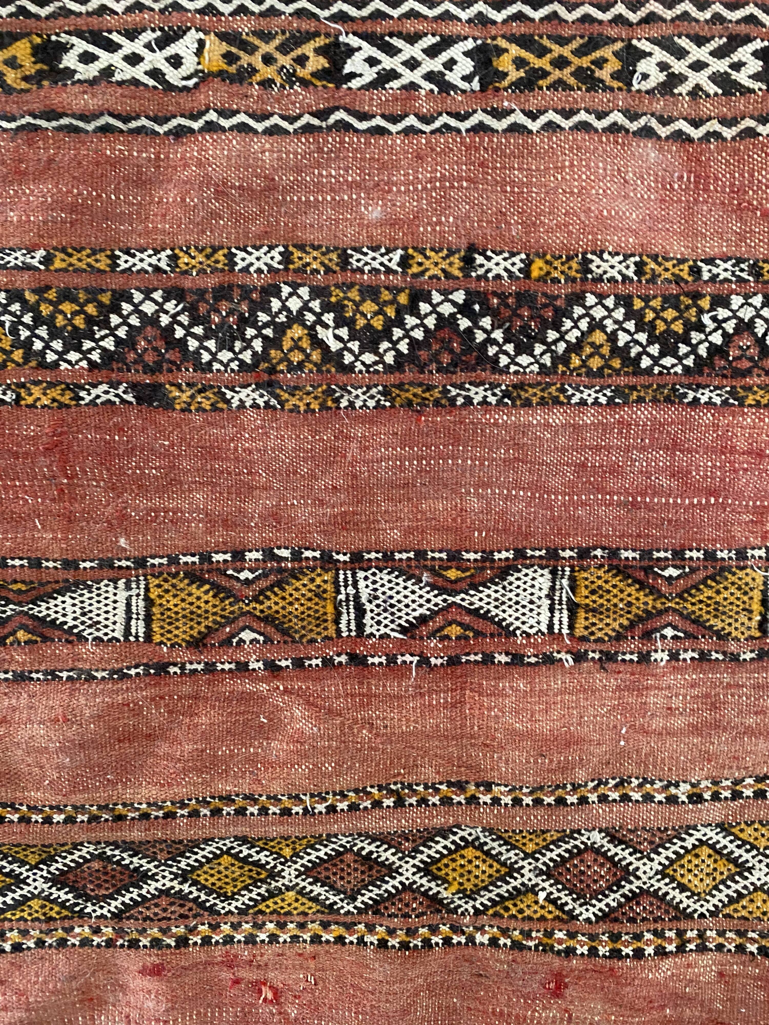 Moroccan Kilim carpet 70s