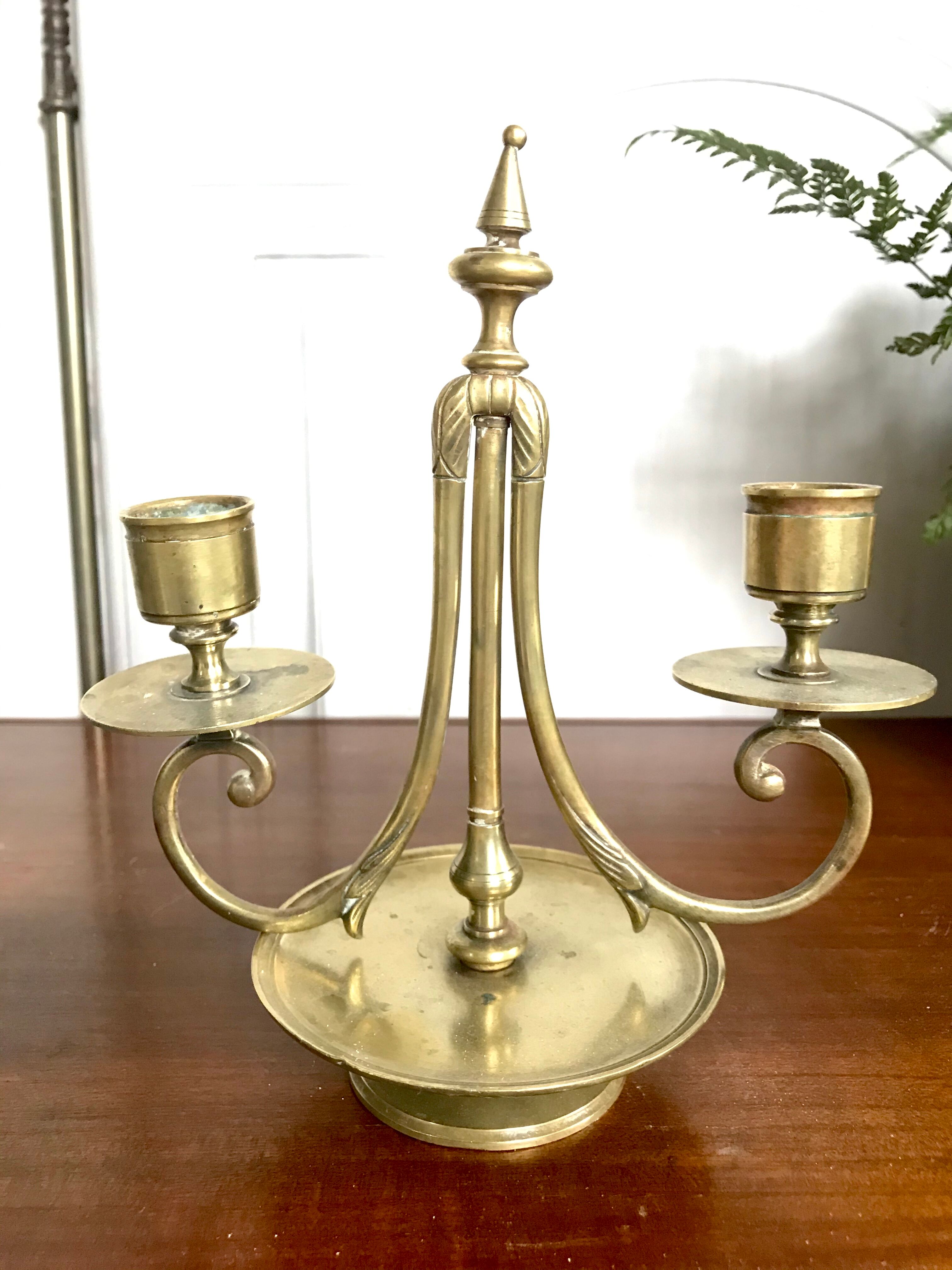 Brass candlestick