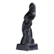 Sculpture de sirène en céramique bleue, 1920