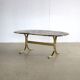 Table basse vintage, plateau en marbre, années 60, Suède
