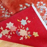 Antique Chinese carpet Art Deco handmade 125cm x 195cm 1920s