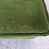 Pair of modular armchairs with ottoman, 70s