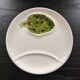 Signed artichoke decor dish