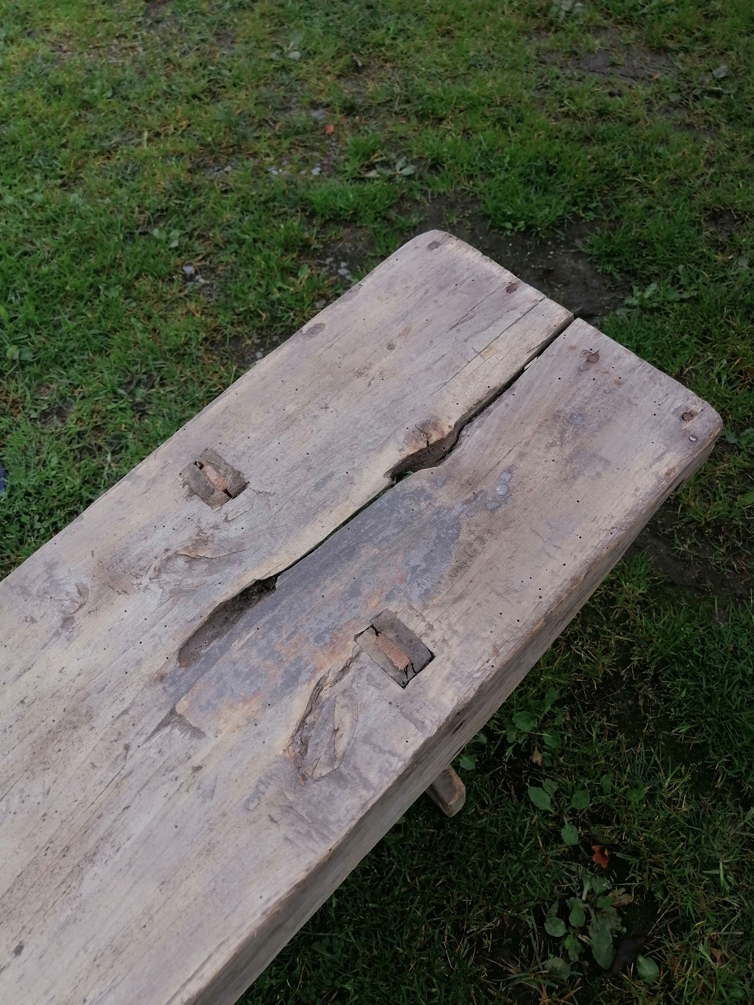 Old farmhouse bench Long 203 cm