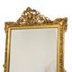 Miroir biseauté doré français antique XL