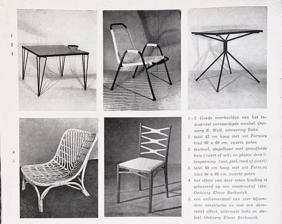 Table basse Rudolf Wolf pour Rohe Noordwolde