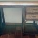 Vintage rattan desk