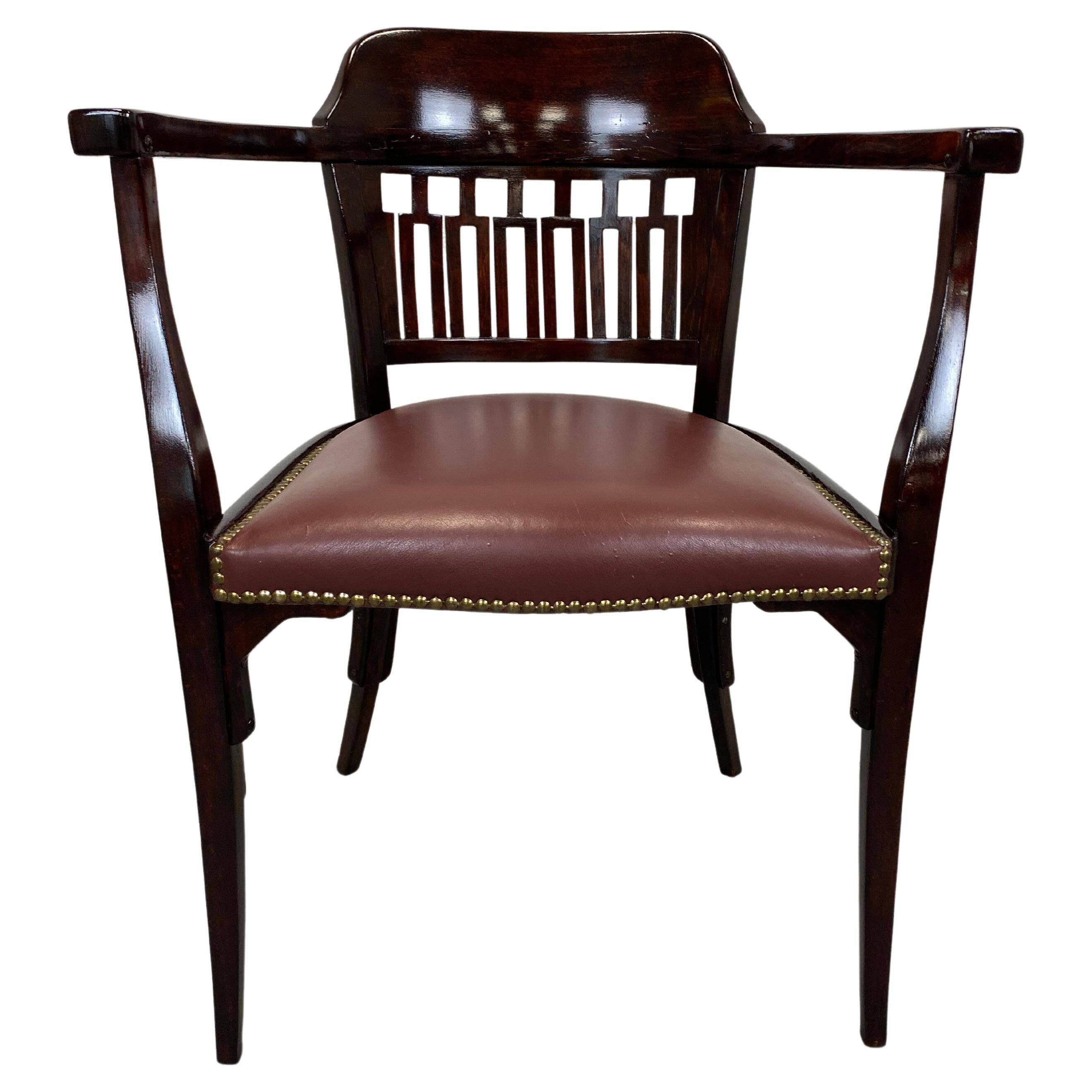 Office chair no. 714 by Otto Wagner for J.J. Kohn
