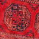 Ancient carpet turkmen ersari afghan 137x203 cm