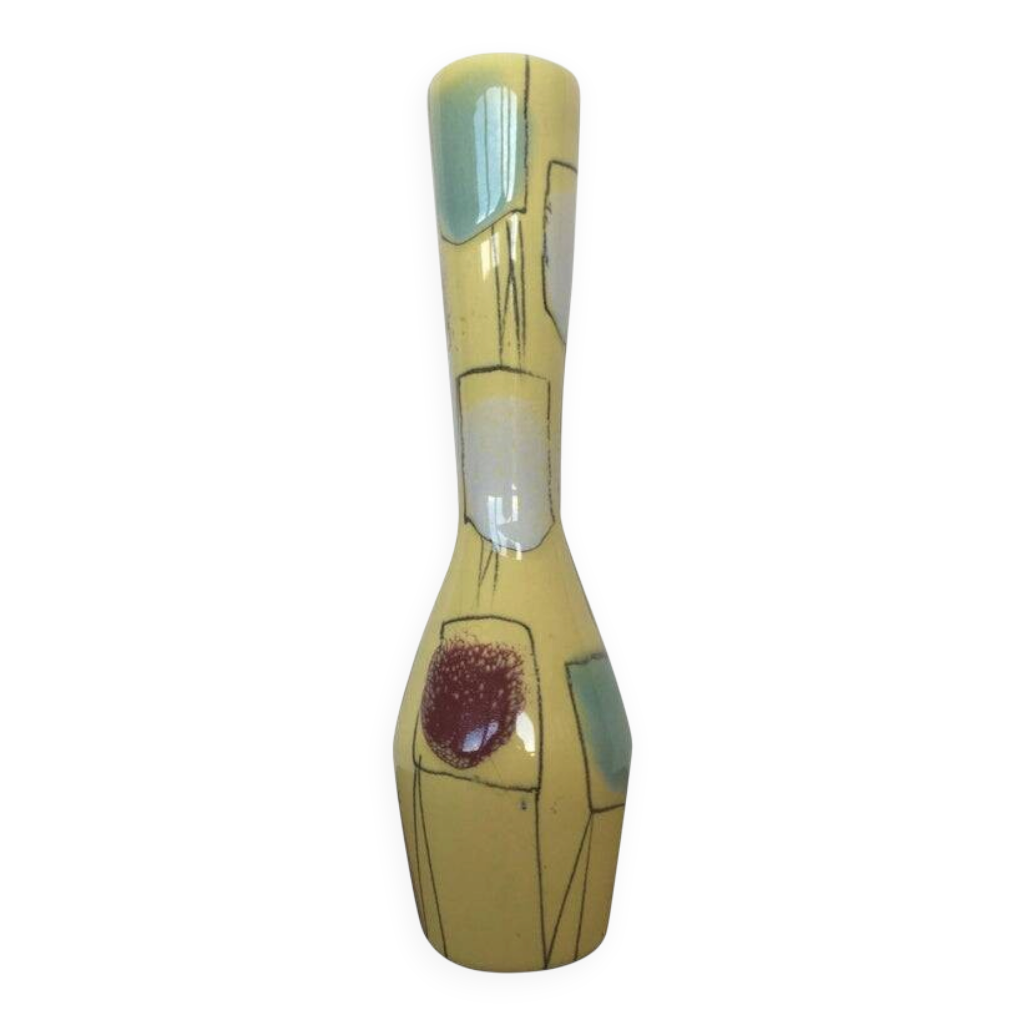 Midcentury Design Ceramic Vase by Ditmar Urbach, circa 1960s