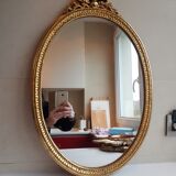 Mirror gilded ribbon 64 x 42 cm