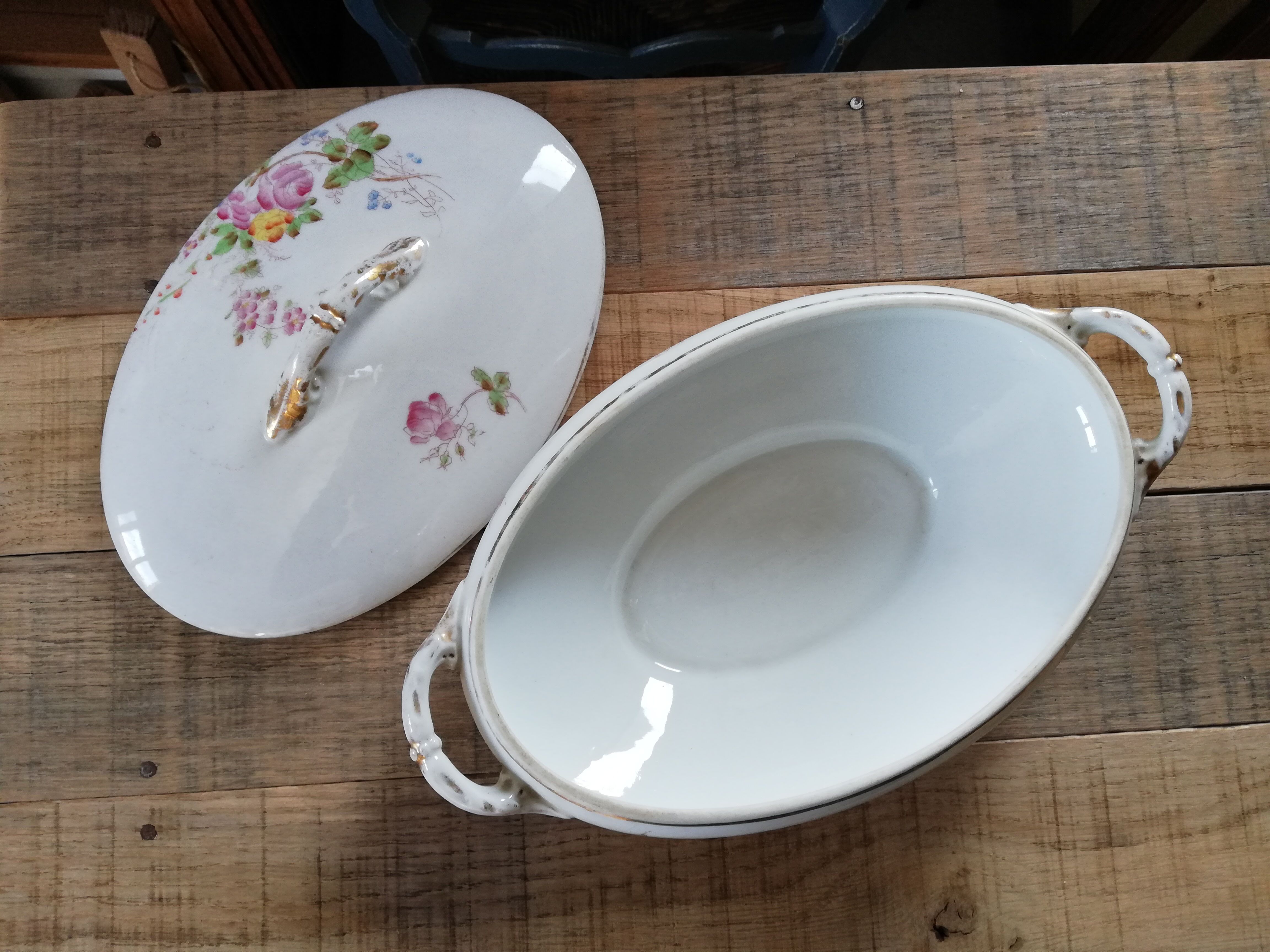 Soupière porcelaine de Limoges