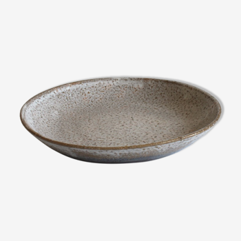 Lavender grey ceramic plate