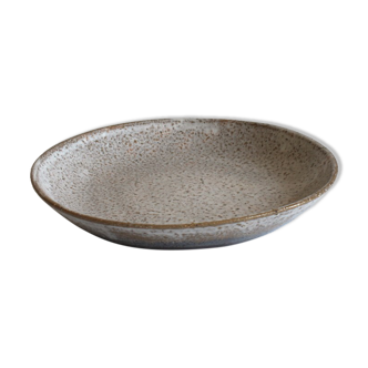 Lavender grey ceramic plate