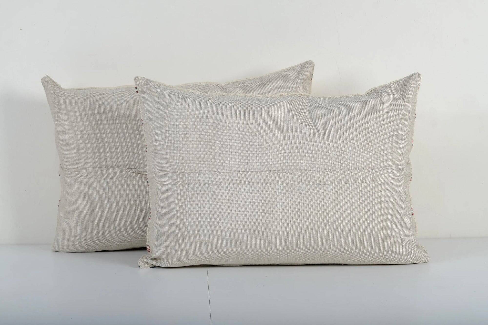 Set of 2 vintage Turkish cushion covers 41x61 cm