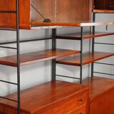 Scandinavian wooden bookcase from the 1960s