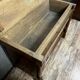 Empire-style kneading table in solid walnut circa 1820