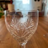 Lot of 9 crystal glasses