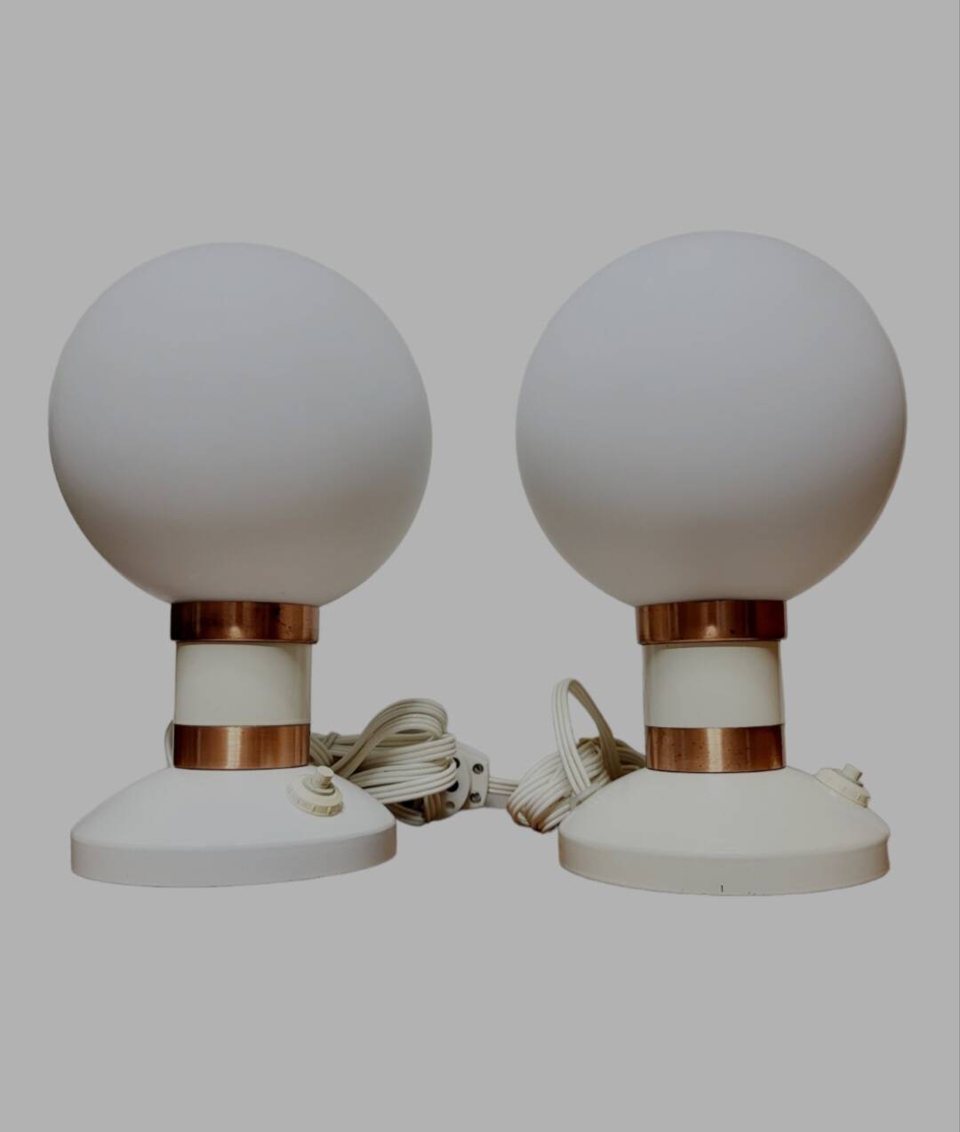 Ensemble tafellampen vintage Drukov, Tsjechoslowakije 1970