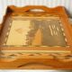 Madagascar wood marquetry tray