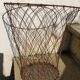 Old-wire paper basket