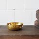 Sun, moon and stars brass bowl