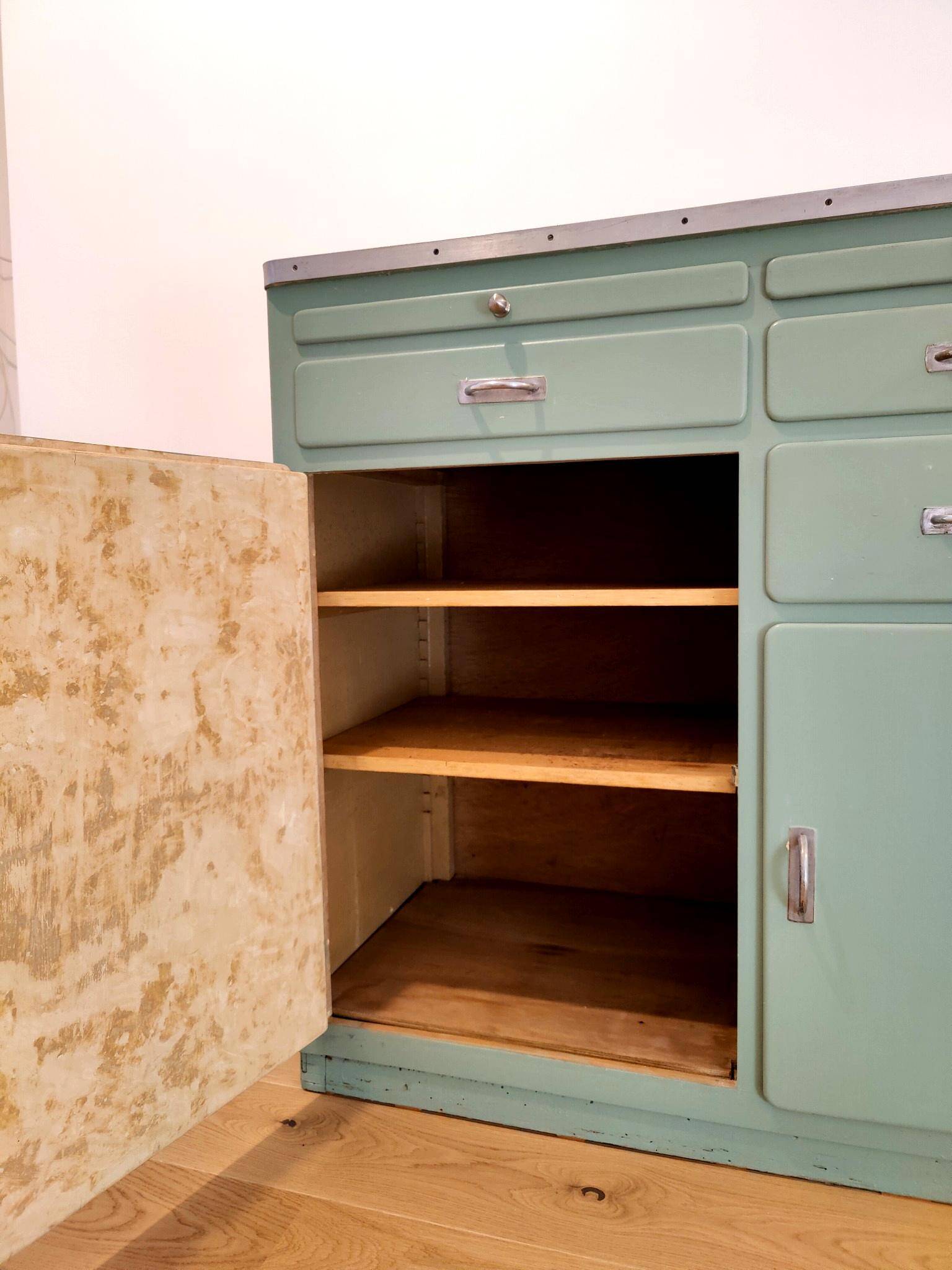 Vintage mado green style sideboard