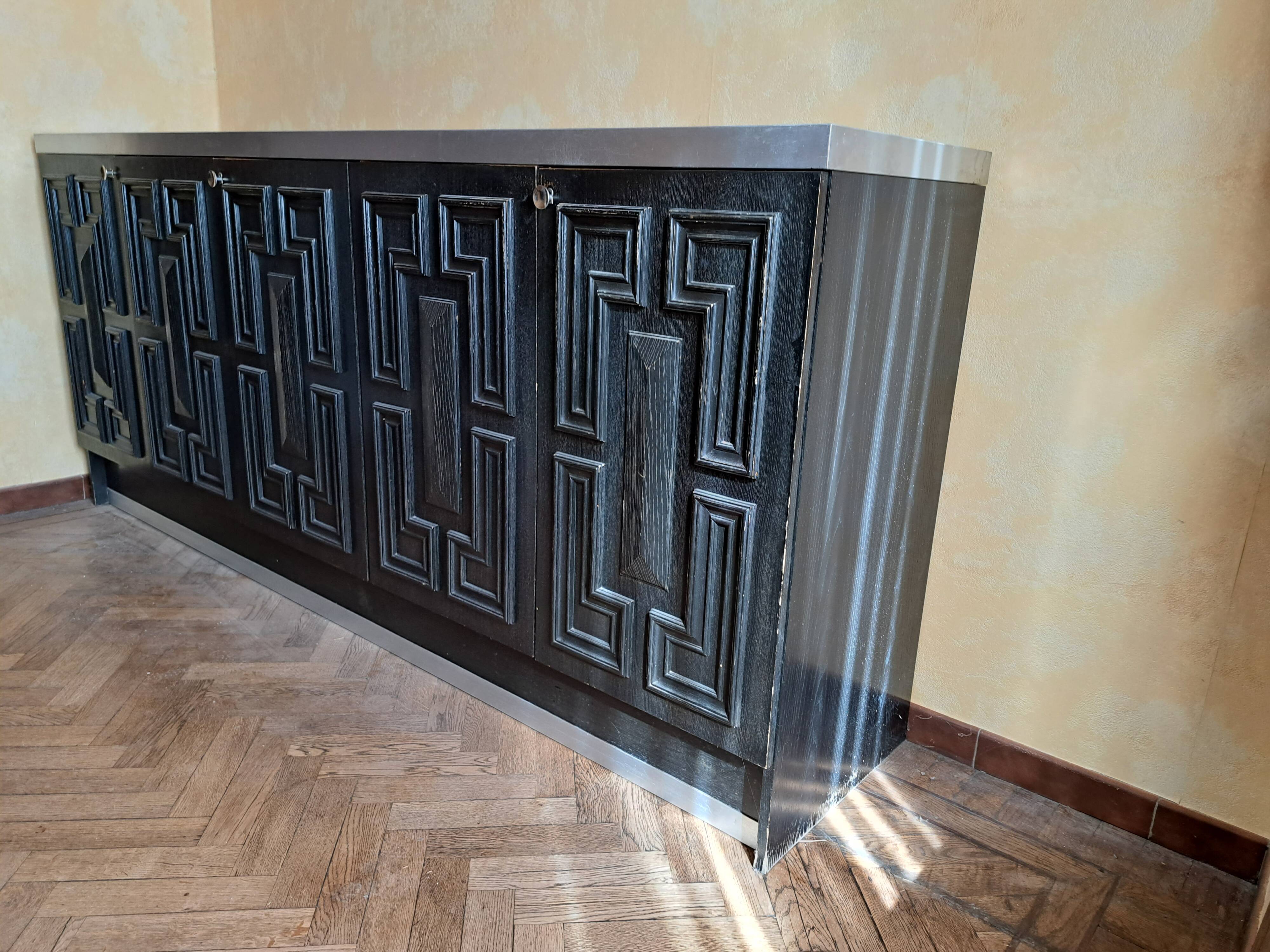 Brutalist suite of rooms from the 1970s