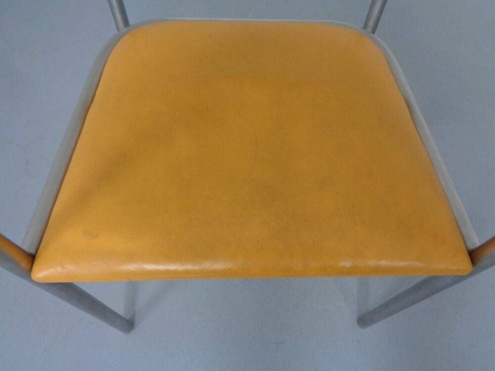 Set of Minimalist Tubular Steel Armchairs by Thomas Wendtland, 1970s