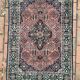 Tapis en soie à caisson 123x84 cm
