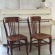 Paire de chaises dites américaines années 40