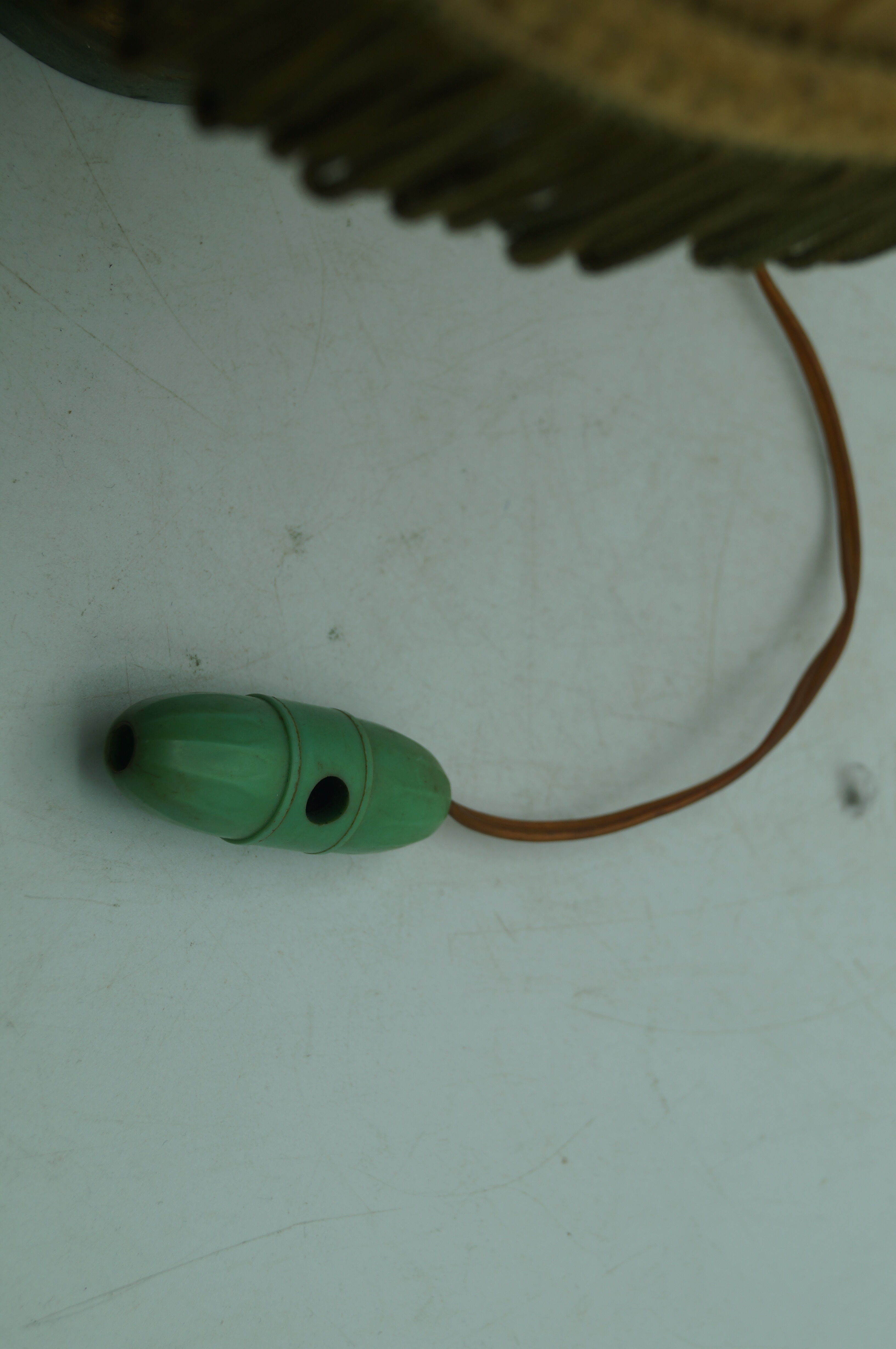 Petite lamp bouillotte in tole.