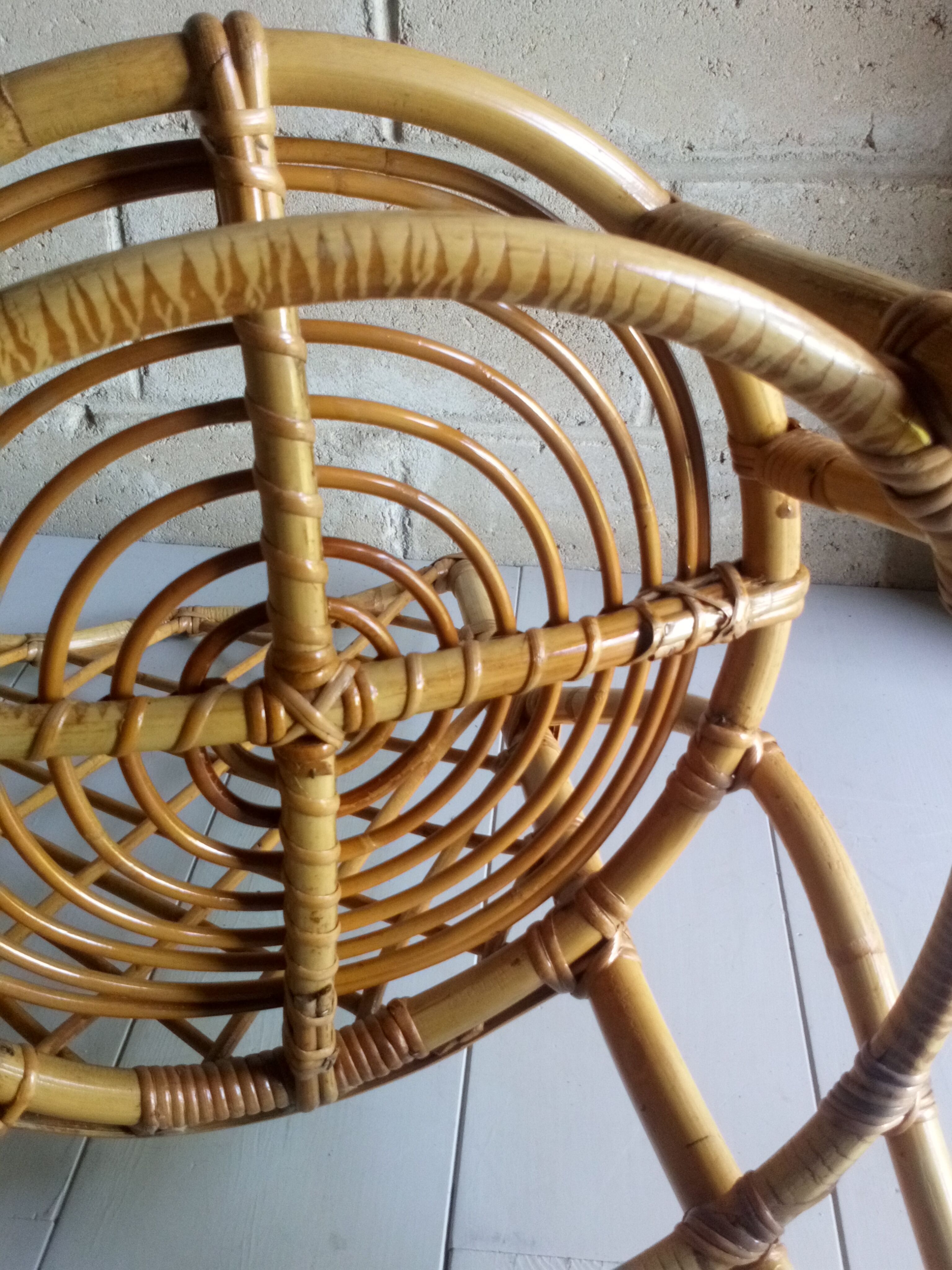 1950 rattan chair